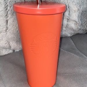 Starbucks cup Metal with metal straw